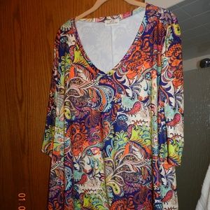 Zerd Ocean Multi Colored Top